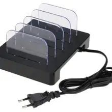 Портативный мульти зарядное устройство USB адаптер мобильного телефона 4 порт 5 В зарядная станция Подставка-Держатель для Celular iPhone Samsung Huawei Xiaomi