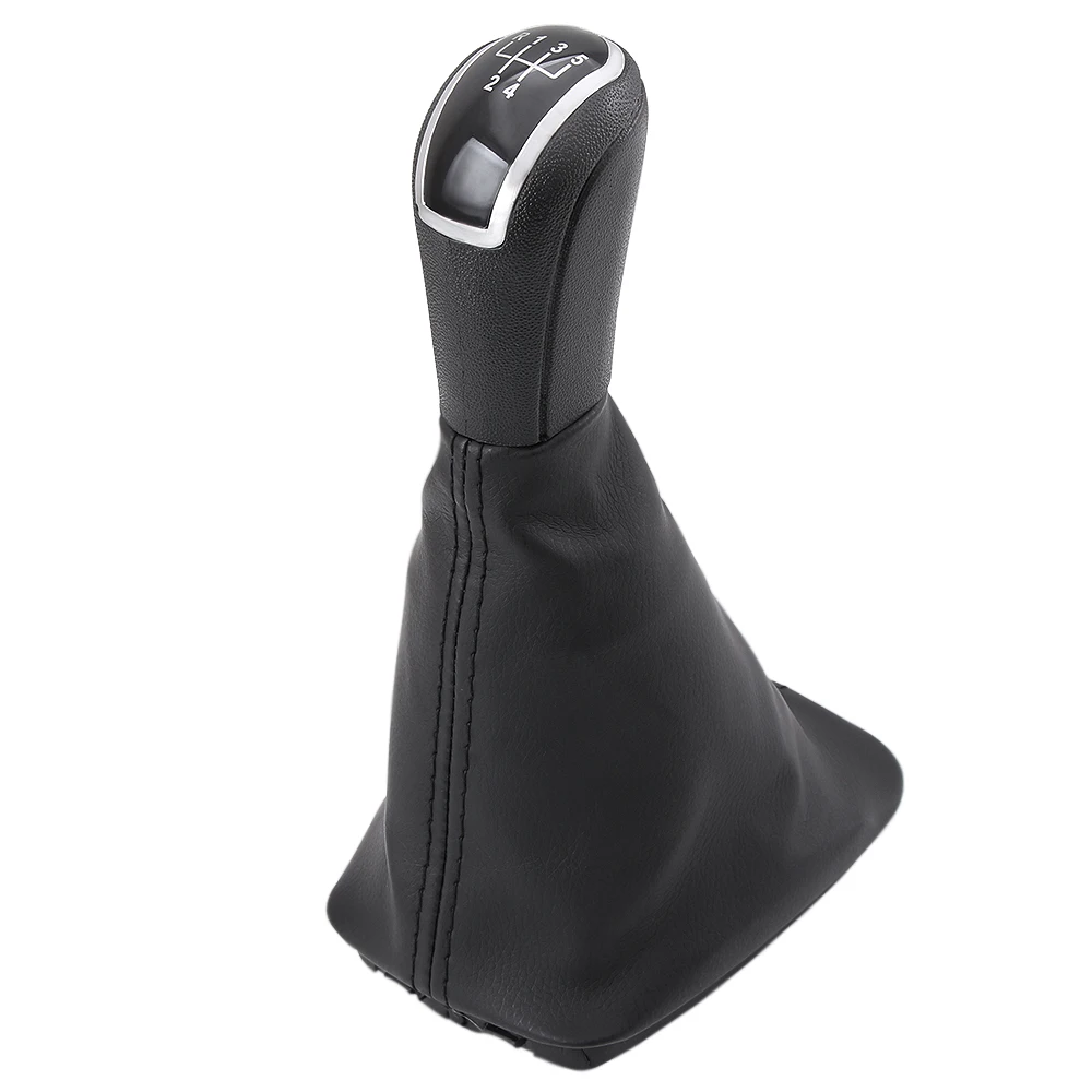 

For Skoda Fabia I MK1 1 99-08 6Y New 5 Speed Car Gear Shift Knob With Leather Boot