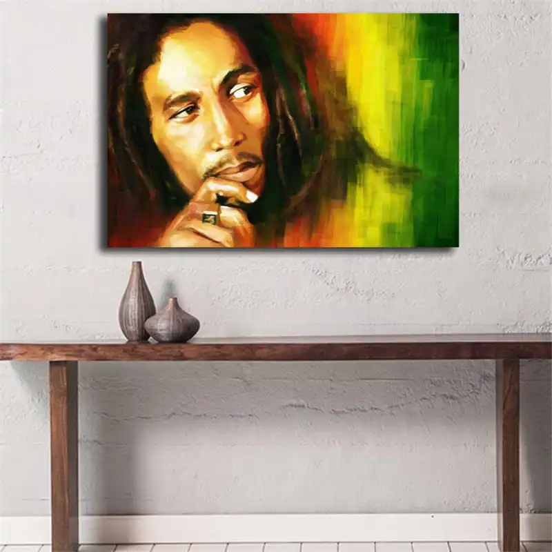 Reggae Bob Marley One Love Wallpapers Art Canvas Poster Painting Wall Picture Print Modern Home Bedroom Decoration Accessories