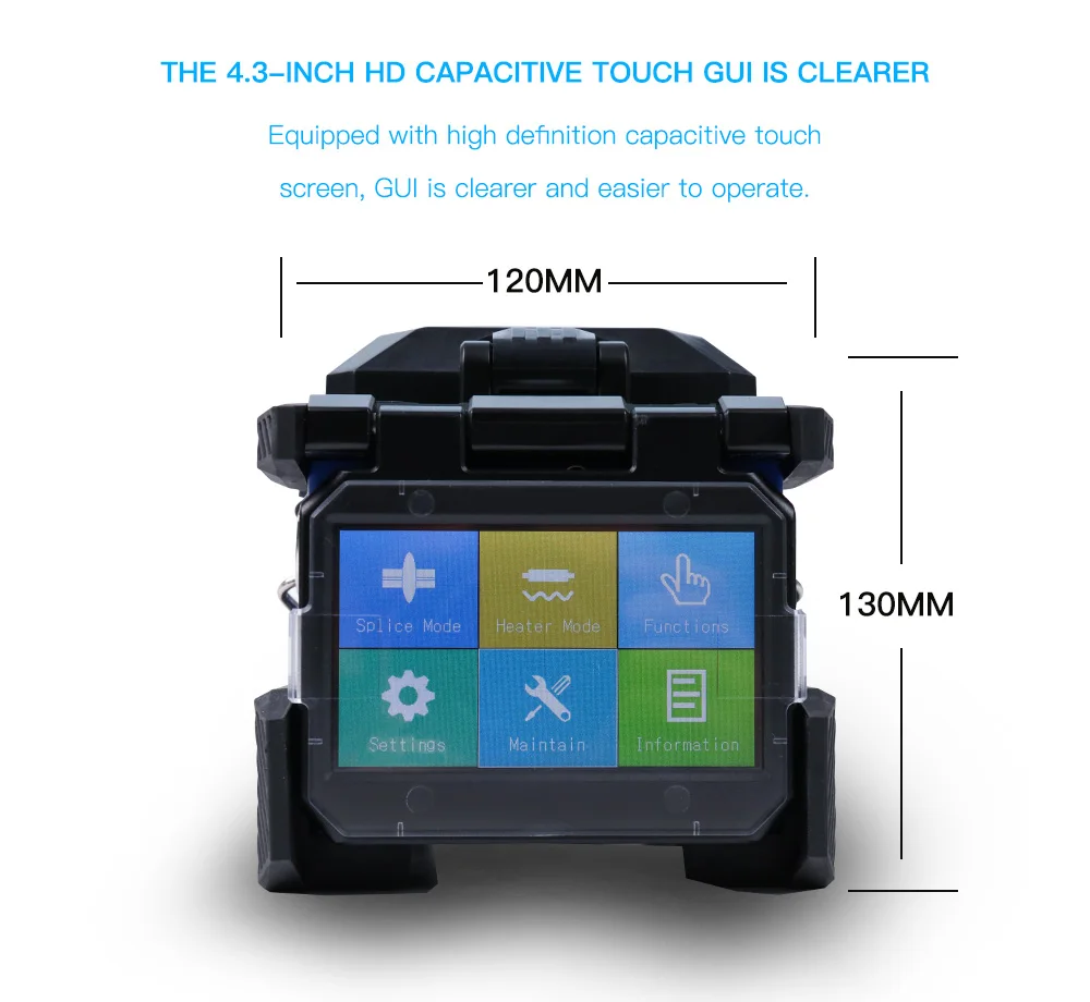 

Latest model Orientek Fusion Splicer T45 FTTH Optic Fiber Splicing Machine