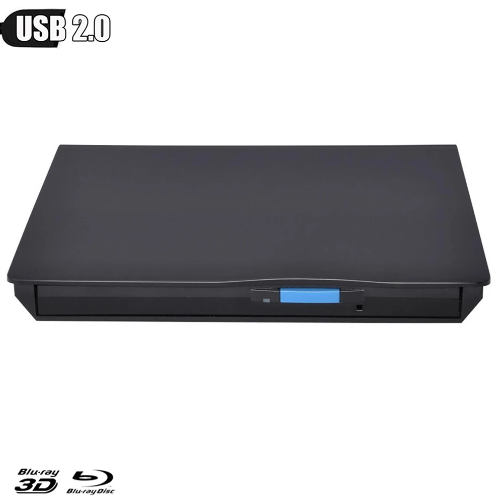 Bluray USB 2,0 Внешний Оптический привод для записи dvd-дисков BD-ROM Blu-Ray Player для Windows7/8/10 портативных ПК Тетрадь