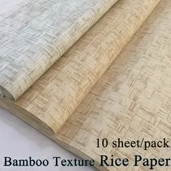 10 листов/пакет китайской живописи бамбука Рисовая бумага каллиграфия рисования Сюань Бумага художник сокровища картина питания