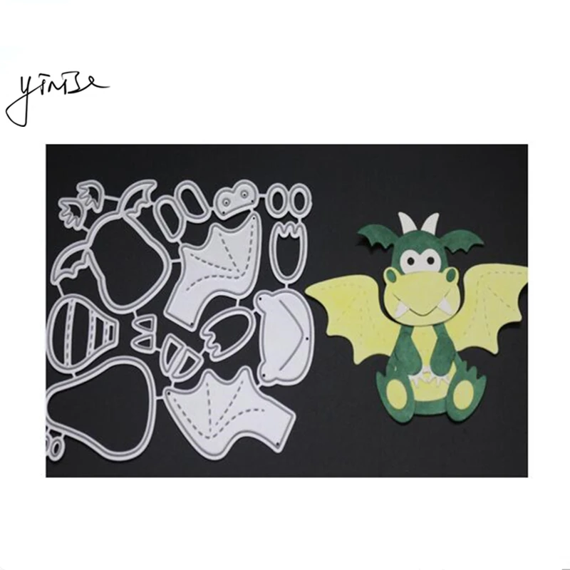 

Scrapbook DINOSAUR Metal Cutting Dies For Scrapbooking Stencils DIY Album Cards Decoration Embossing Folder Die CUT Cuts Cutter