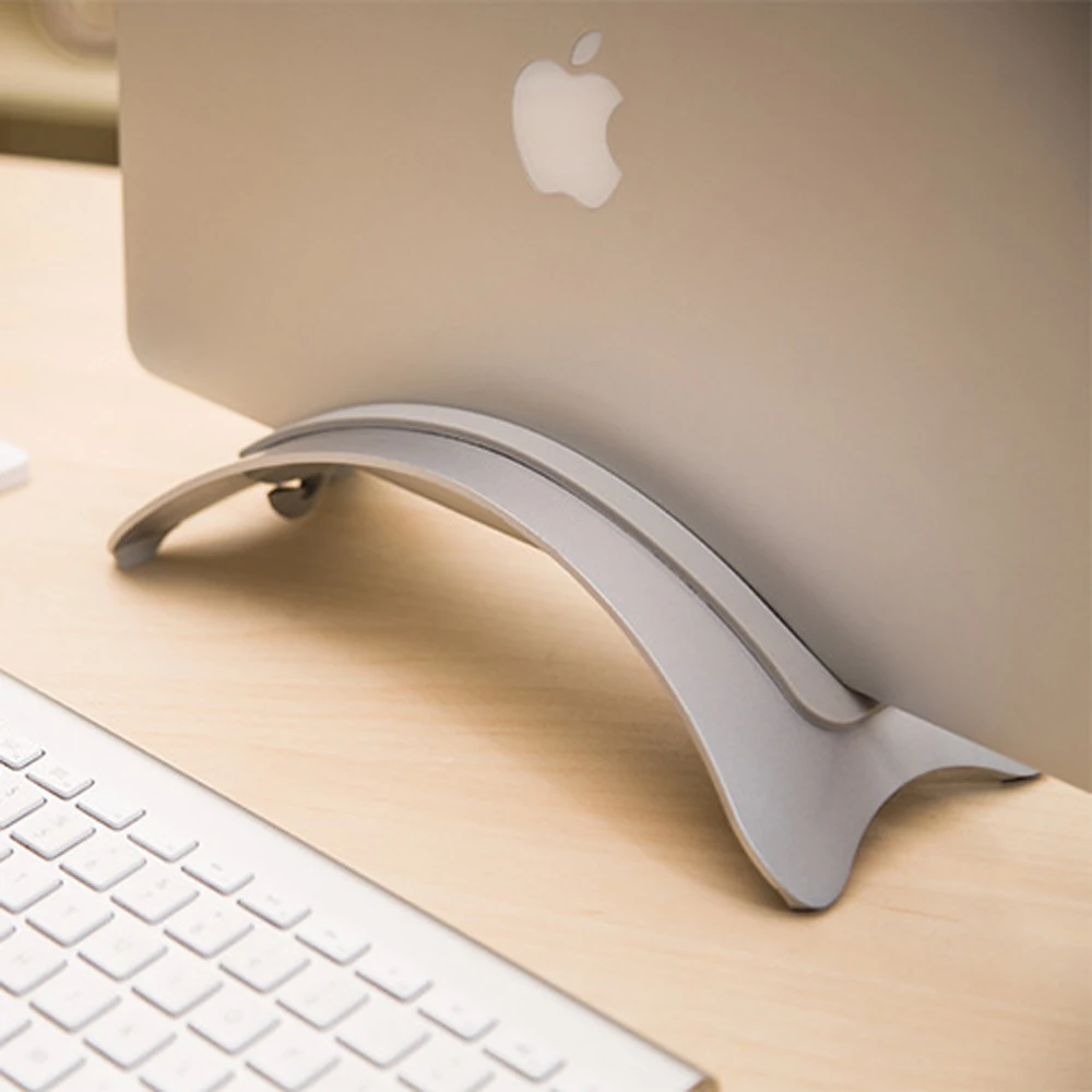 Vertical Adjustable Laptop Stand Aluminum Portable Notebook Mount Support Base Holder for MacBook Pro Air Matebook HP Accessory