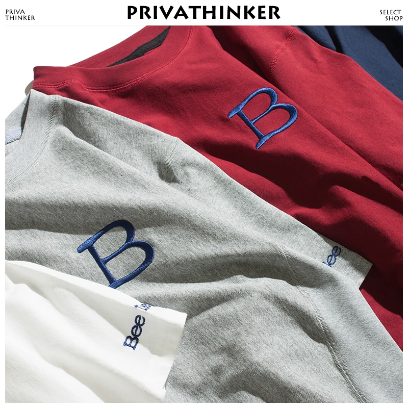 Мужская хлопковая футболка Privathinker Повседневная с коротким рукавом в стиле