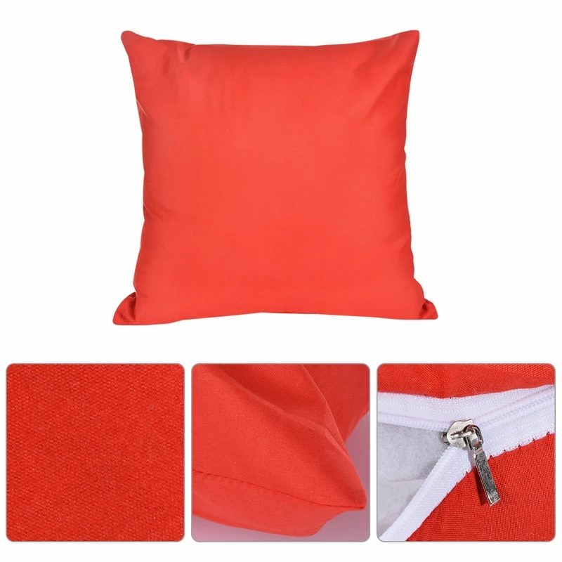 Hoomall, 40x40 см, наволочка для дивана, квадратные подушки,, хлопок, наволочка для подушки, для стула, спальни, мягкая, домашняя, декоративная, модная