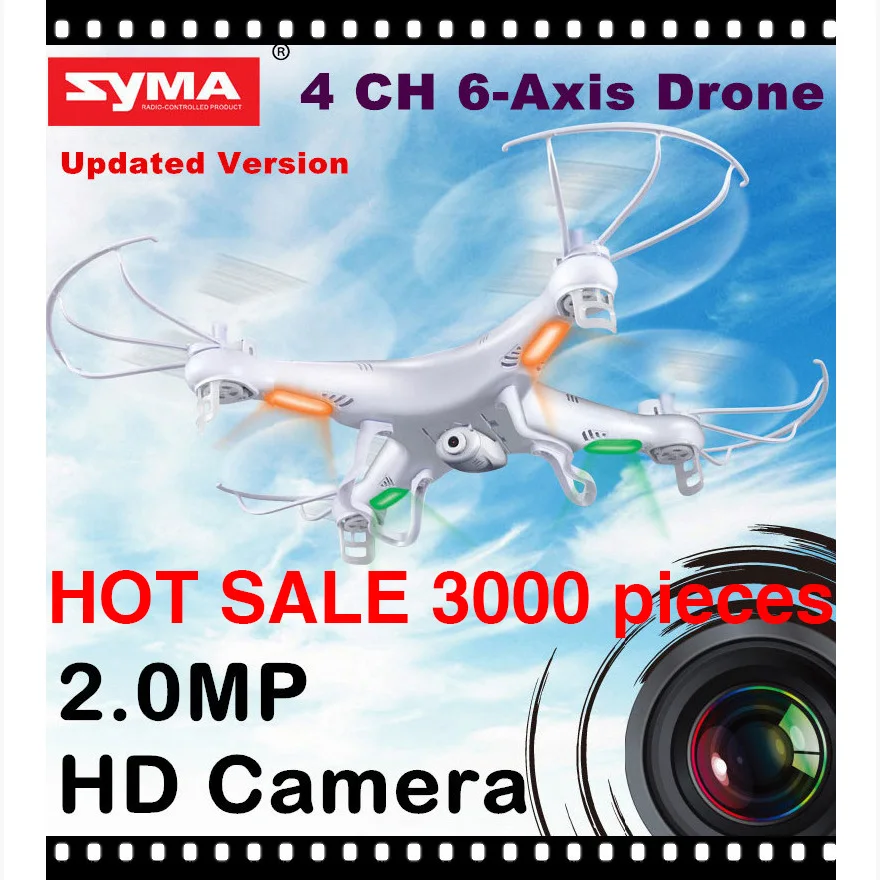 RC Drone With 20MP HD Camera SYMA X5C-1 X5C Upgraded Version 24G 4CH 6-Axis RC Helicopter Quadcopter ArDrone RC Drone With 20MP HD Camera SYMA X5C-1 X5C Upgraded Version 24G 4CH 6-Axis RC Helicopter Quadcopter ArDrone