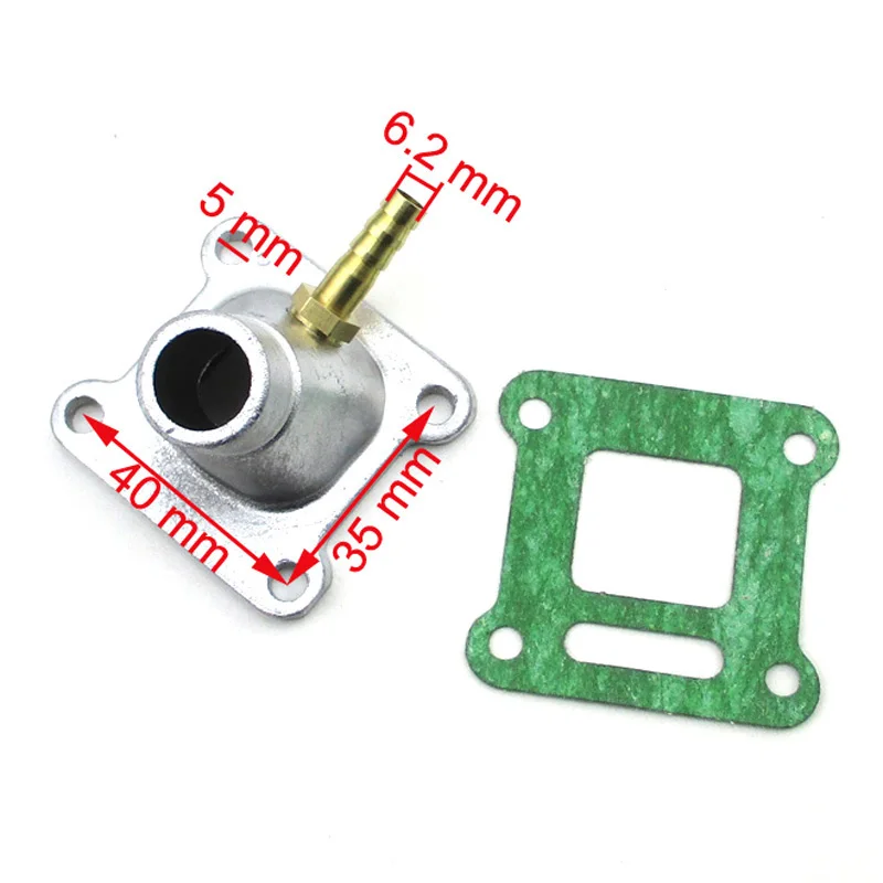 XLJOY золото Алюминий Boost силовая бутылка+ Впускной трубопровод для 47cc 49cc мини квадроциклах грязь Pocket Bike