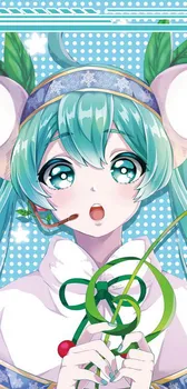 

VOCALOID2 Anime Snow Miku 137*69CM Towel #39487