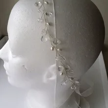 Свадебные аксессуары для волос из бисера шляпка Mariage свадебные головные уборы жемчужная расческа для волос, свадебные аксессуары, диадемы