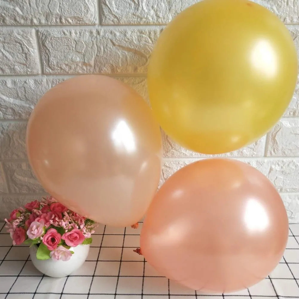 

30P 50P 100P Mixed Rose Gold Confetti Balloon New Champagne Gold Latex Balloons Wedding Birthday Party Decoration Helium ballons