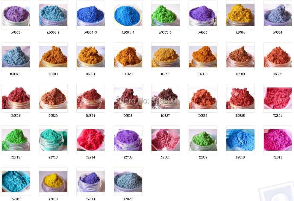 Healthy Natural DIY Mineral Mica Powder Soap Dye Glittering Soap Colorant 10g、UK 