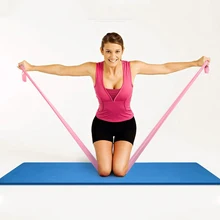 Йога мышцы Силовой Тренировки Латекса эластичный тренировки Спорт стрейч пояс 150 см фитнес и бодибилдинг