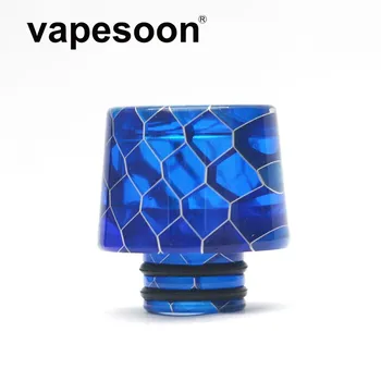 

vapesoon 510 Resin snake Drip Tip Wide Bore Mouthpiece for for Vape Vaporizer Atomizer Fit CROWN 4 Falcon Valyrian Tank etc