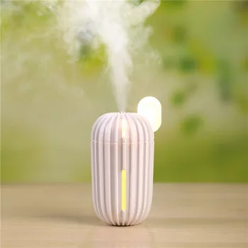 車の加湿器超音波クールミスト愛らしいペットミニ加湿器 led ライトミニ usb ファンのための自動遮断ヨガオフィス