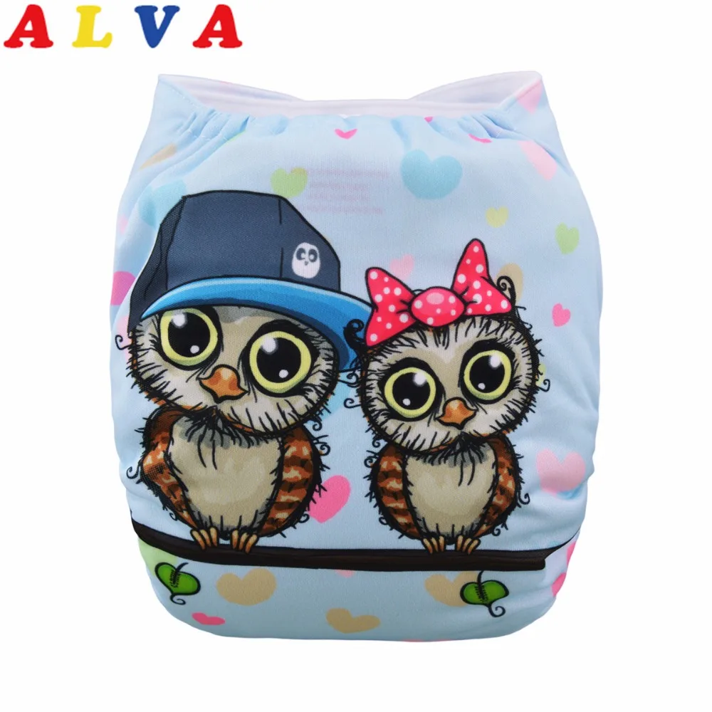 

New Arrival! Alva Positioned Digital Pocket Diaper with 1pc Microfiber Insert YD84