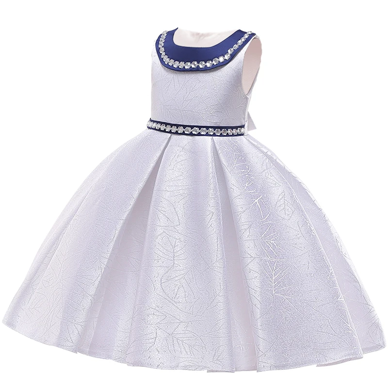 Свадебное платье с цветочным узором для девочек, элегантное платье принцессы Детское рождественское платье Детские вечерние платья на возраст 4, 5, 6, 8, 10 лет