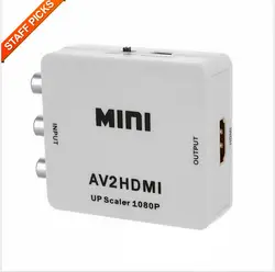 1080 P RCA конвертер видео из AV в HDMI адаптер мини-композит CVBS к HDMI AV2HDMI конвертер