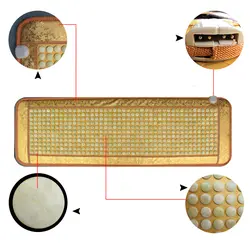 Хорошее качество! Турмалин матрас с подогревом нефритовый массажный матрас Jade матрас ортопедический Размеры 50*150 см Бесплатная доставка