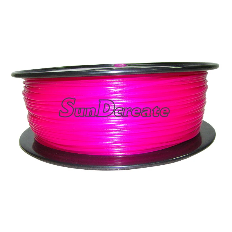 SunDcreate ABS/PLA материал 1,75 мм 3d печать нити 1 кг пластиковые резиновые расходные материалы материал для 3d печати er нити - Цвет: PLA Pink