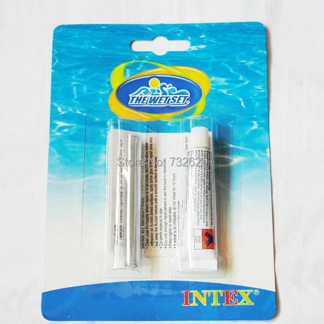 Buy 2pcs/lot Hot Sale New Vinyl Repair Patch Glue Kit Pool Airbed Inflatable