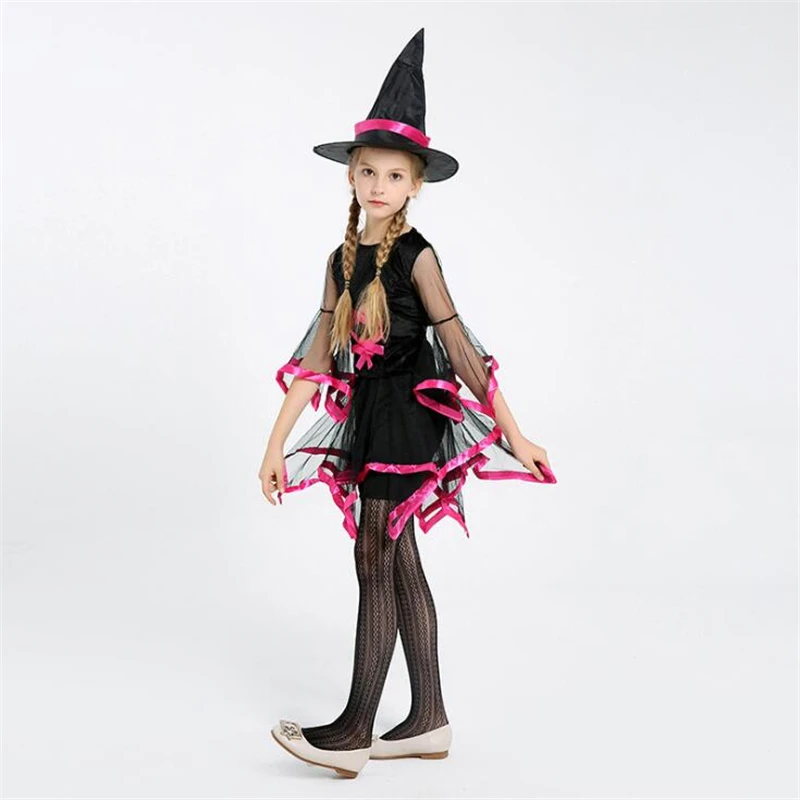 Новое поступление, Детский костюм ведьмы, нарядная одежда для костюмированной вечеринки для вечерние