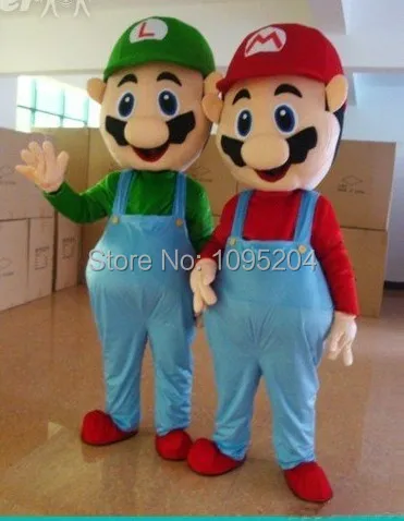 

Custom Made movie Cartoon Mario Mascot Costume Mario Cosplay Costume Adult Super Mario cosplay mascot costume