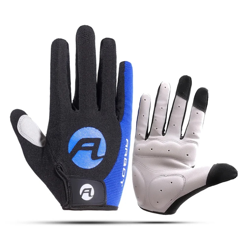 Новые перчатки для верховой езды, теплые перчатки с сенсорным экраном для мужчин и женщин, Дышащие варежки, перчатки для катания на лыжах, спортивные перчатки, M-XXL - Цвет: Синий