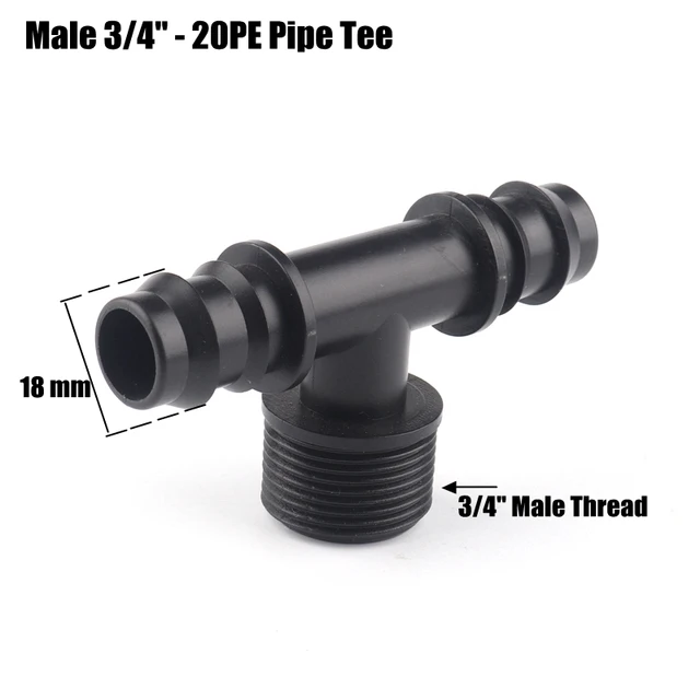 Male 3l4 In-20mm Tee