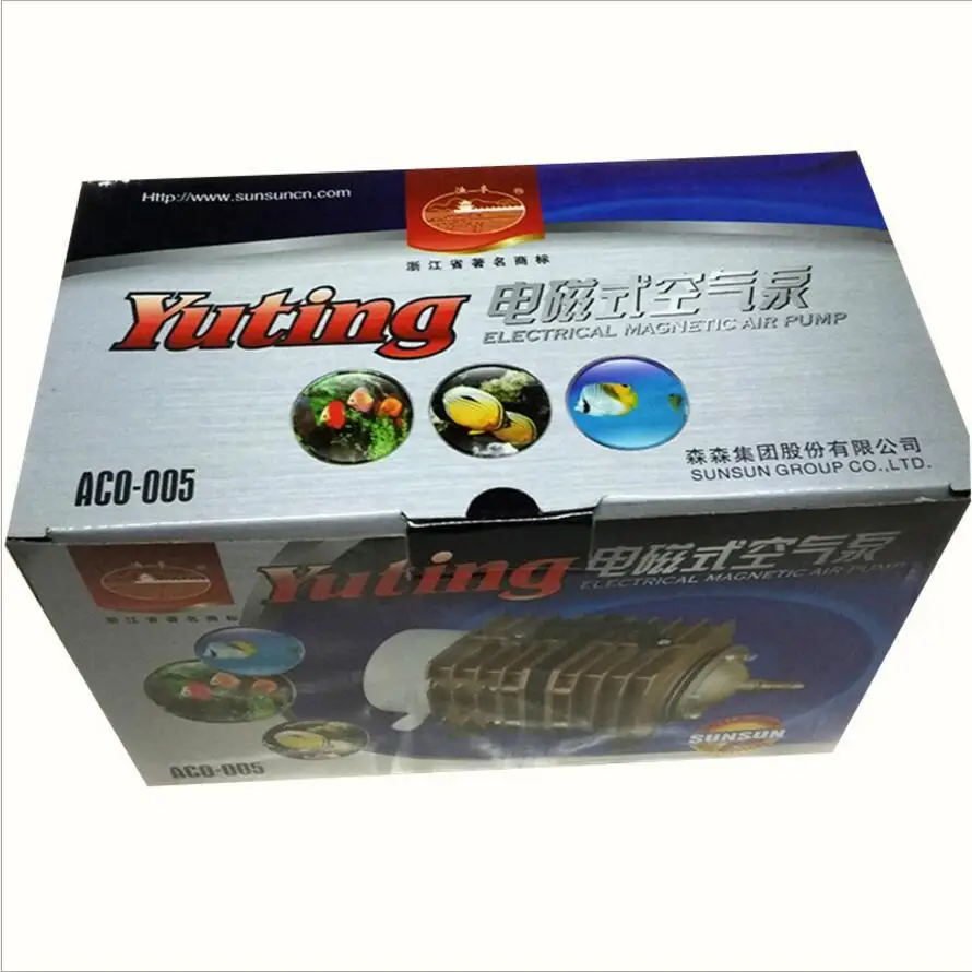 

SunSun air pump ACO-005 aquatic oxy pump 220V 80W electromagnetic air compressor pump for CO2 laser cutter engraver