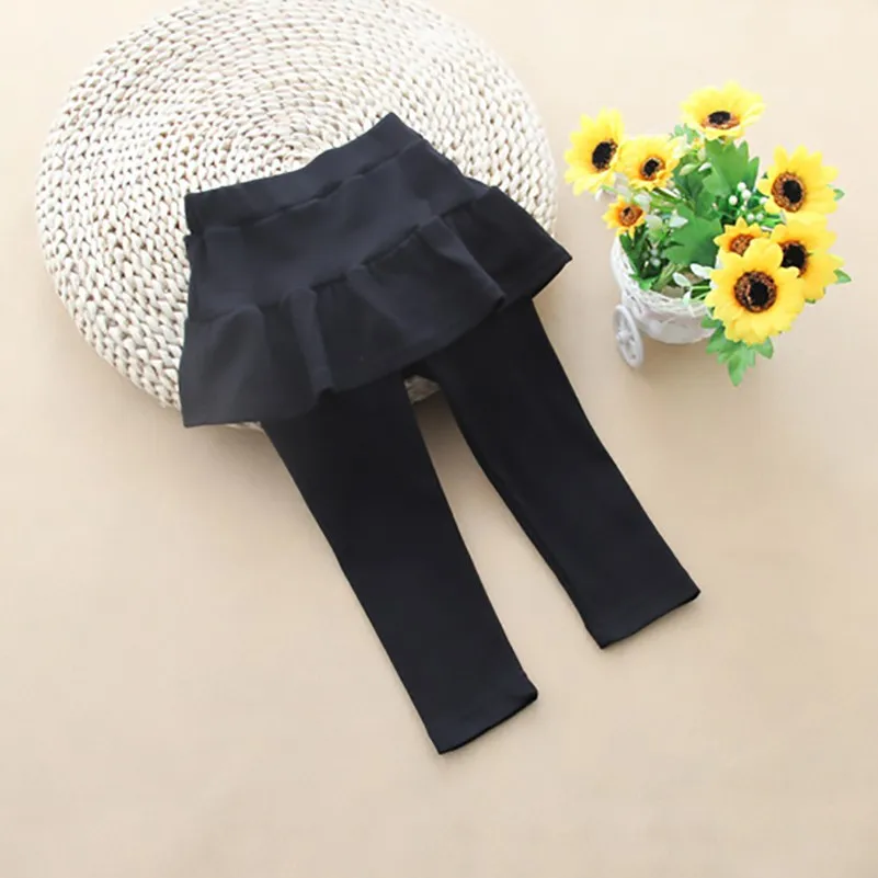 Girl Legging Skirt-pants Cake Skirt Baby Girl Spring Autumn Warm Leggings Children's Girls Skirt Pant Bootcut6