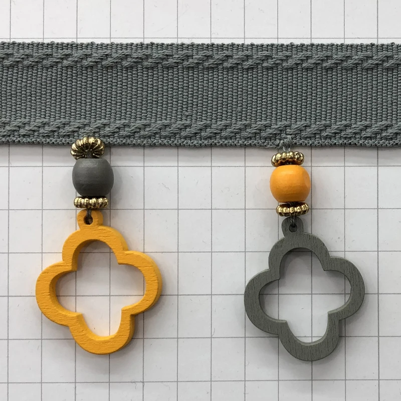 QGVLish 12 м/лот деревянные занавески с бахромой кружевные планки DIY шитье дивана для