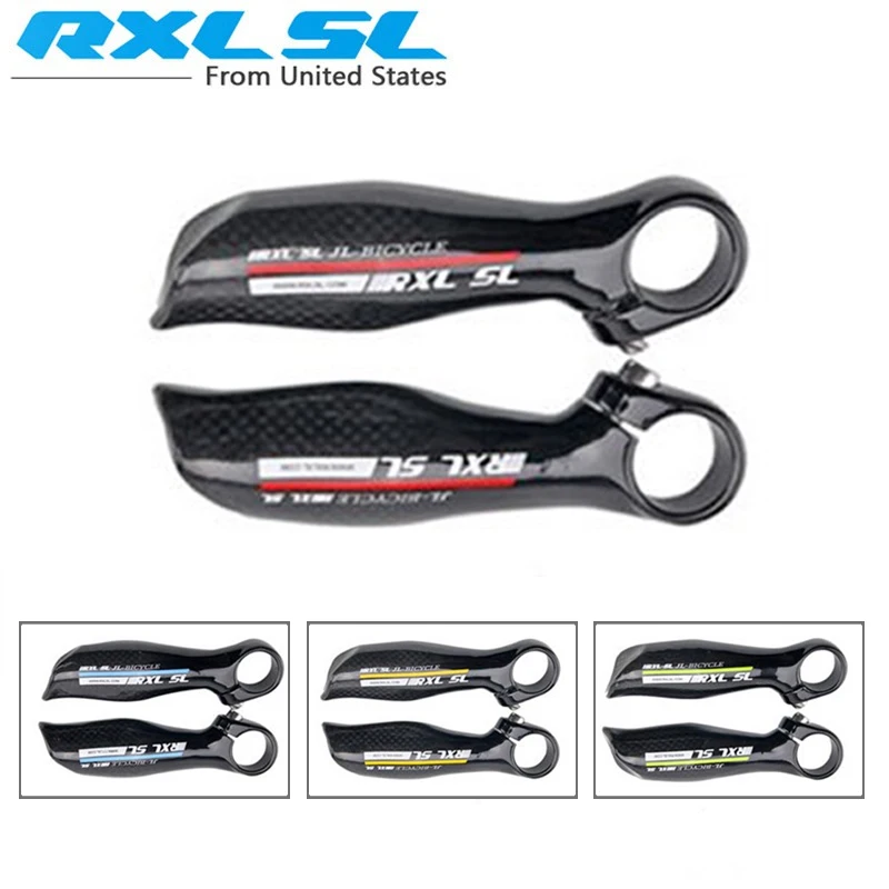 Full Carbon Fiber 3K MTB Mountain Cycling Bike Handlebar End flat Bar ends Green