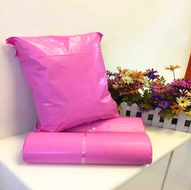 NABAG 15 قطعة/الوحدة الوردي بولي الارسال مغلفات حقائب للشحن الذاتي لاصق تخزين أكياس للماء المسيل للدموع واقية أكياس البريدية