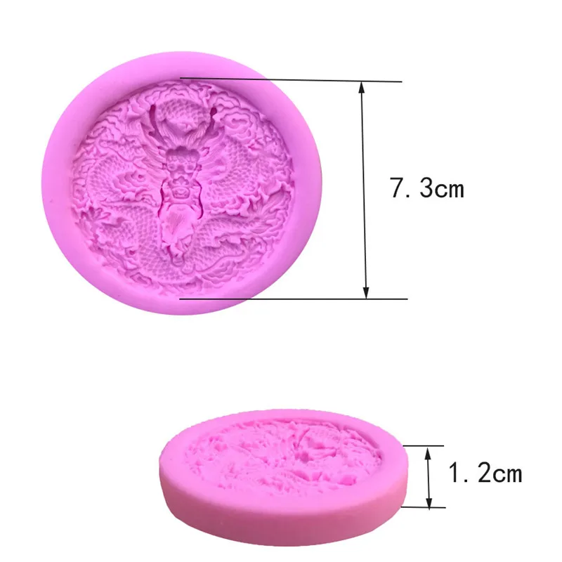 Силиконовая форма для торта в Форме Дракона, кухонные формы для выпечки шоколада, кондитерского мыла, помадки, инструменты для украшения, аксессуары