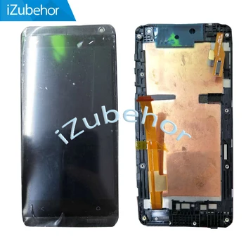 

100% Warranty LCD Display Screen With Touch Screen Digitizer Sensor Glass + Frame Assembly For HTC Desire 600 600C 606W