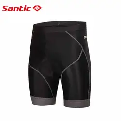 Santic велосипедные шорты с подкладкой велосипедные шорты Culotes Ciclismo Pantalon Cuissard Velo бермуды Ciclismo M5C05060H