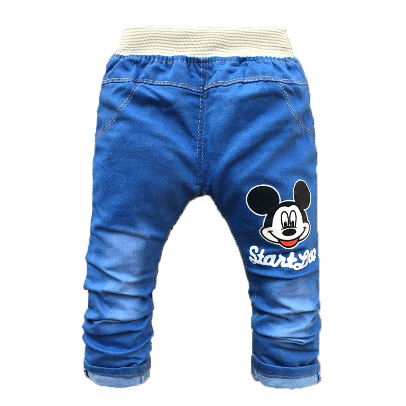 Baby Pants Summer Baby Boy Clothes Cartoon Kids Clothing Infant Girls Trousers Fashion Spring Baby Jeans for 2-4 Years Old