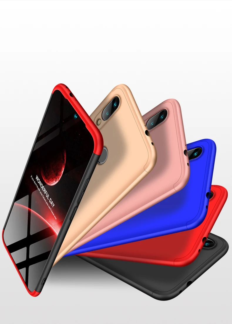 Чехол для телефона Xiaomi Redmi Note 8 7 5 6 Pro 8T Mi 9 8A Y3 Plus Pocophone F1 защитный чехол 3 в 1|Бамперы| |