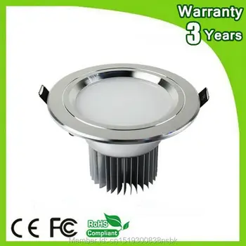 

(10PCS/Lot) 100-110LM/W 3 Years Warranty CE RoHS COB LED Down Light 12W LED Downlight Recessed Ceiling Spotlight Bulb