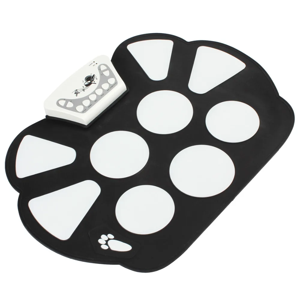 Roll-up Musik Drum Kit Television Plastik 3