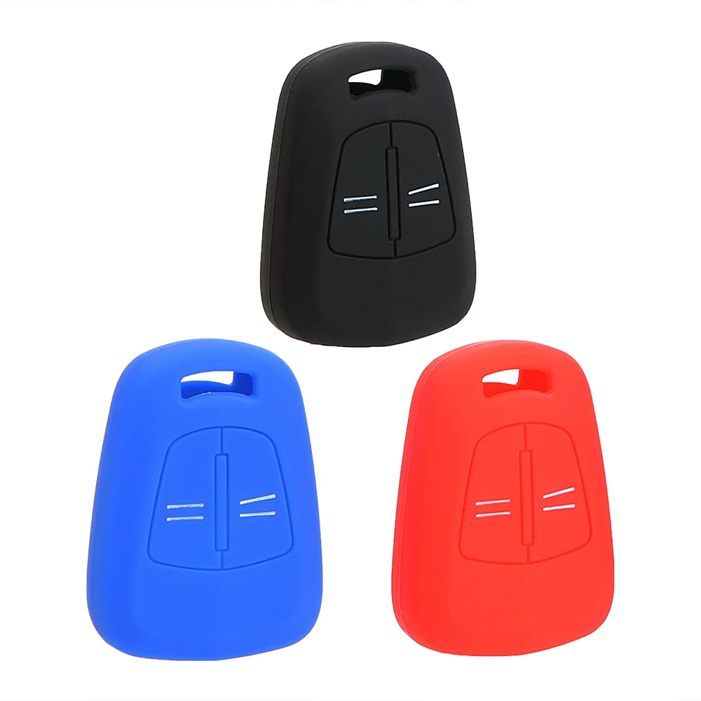 Silicone Key Case For Car 3 Colors Auto Key Cover For Vauxhall Opel
