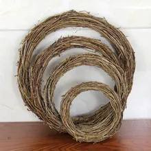 40 см ротанговое кольцо, Рождественское украшение, обнаженное кольцо, сухоцветы, рама, искусственная цветочная гирлянда, сделай сам, ручная работа, на дверь, Висячие цветочные венки