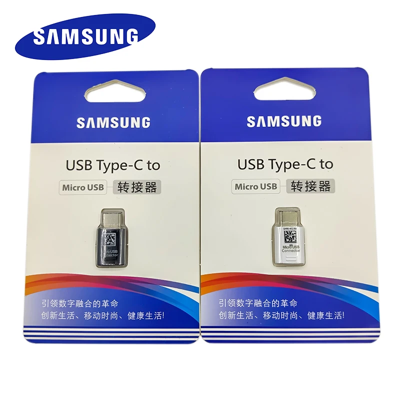 

Original Samsung Type C to Micro USB Connector Adapter USB-C Converter For Galaxy S10 S9 S8 Plus A80 A70 A50 Note 8 9 10 Xiaomi