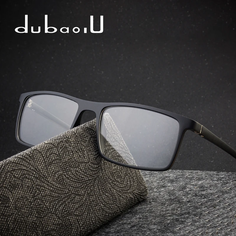 

TR90 Eyewear Glasses Frame Men Rectangle Vintage Retro Clear Optical Computer Myopia Eye Glasses Frame Simple Style MA09-08