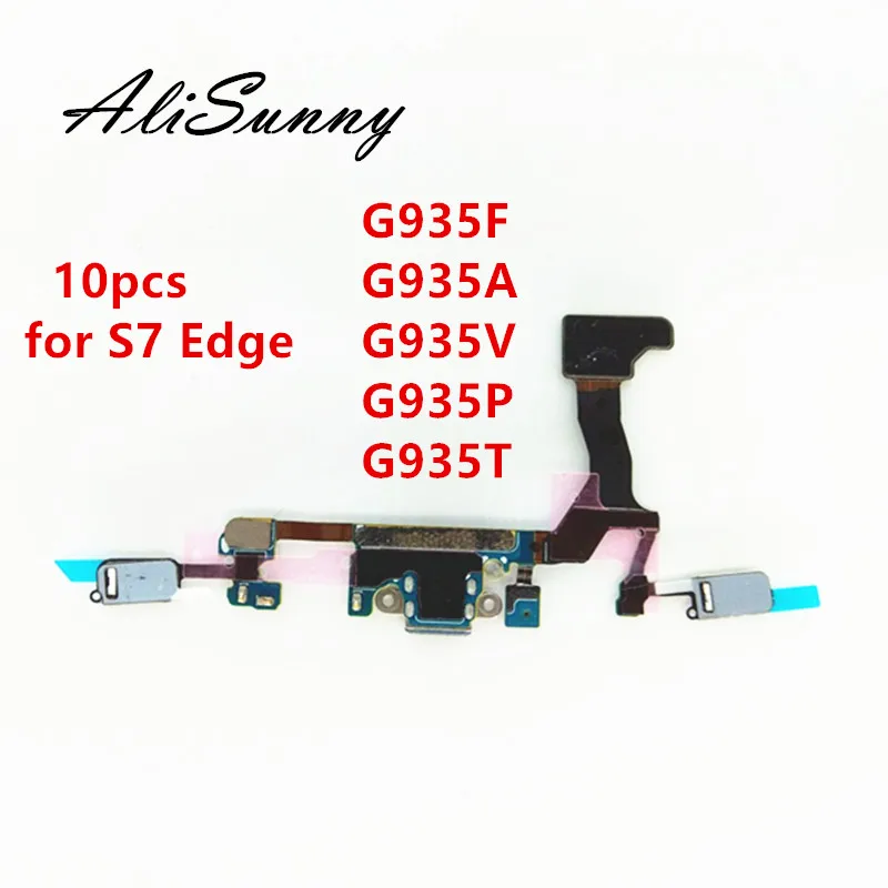 Alisunny 10pcs Charging Port Flex Cable For Samsung Galaxy S7 Edge