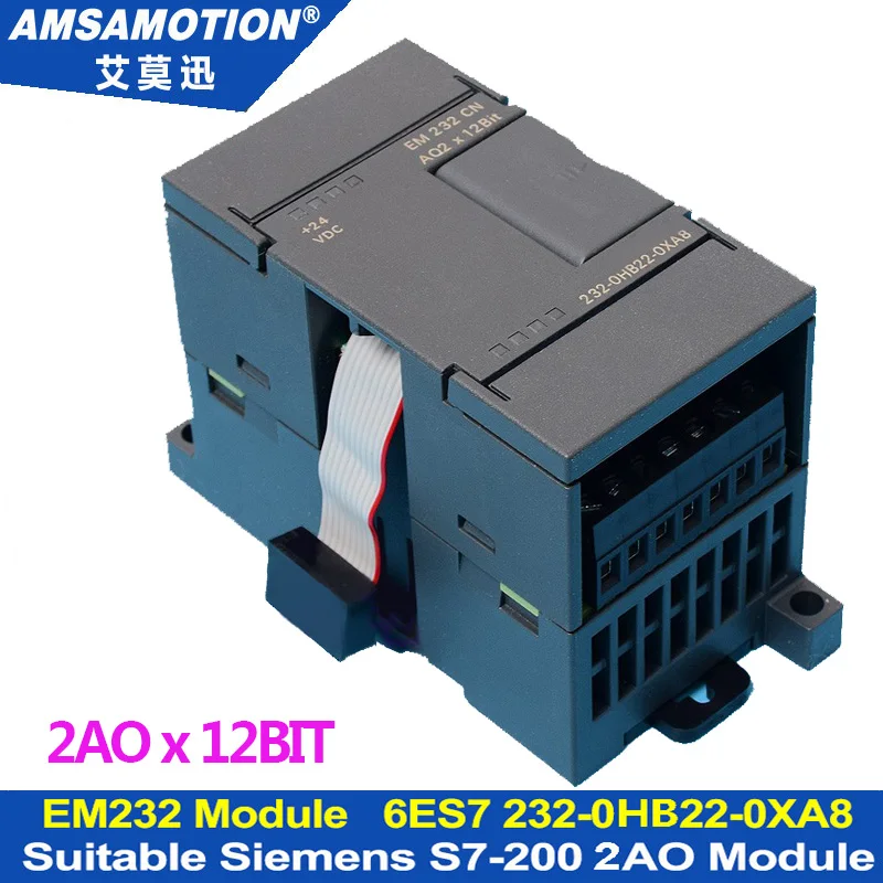 EM232 2AO Extension Module Apply to Siemens S7-200 PLC 2Output Analog Module 6ES7 232-0HB22-0XA8 EM232 2AO Extension Module Apply to Siemens S7-200 PLC 2Output Analog Module 6ES7 232-0HB22-0XA8