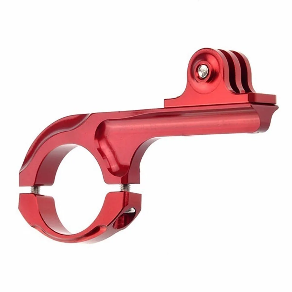 Handlebar-Bar-Mount-Adapter-Bike-Motorcycle-Aluminum-f-GoPro-Camera-Hero1-2-3-3-4-Red