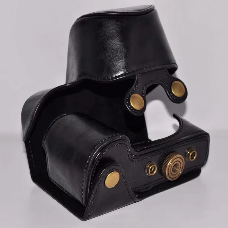 Leather Case Cover for Sony A5000/A5100/Nex3/A6000/A6300/A6400/Nex6 Camera