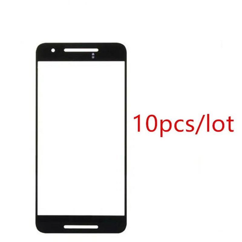 10 шт./лот 5 7 &quotдля huawei Google Nexus 6 P Передняя Внешний Экран Стекло Замена спереди